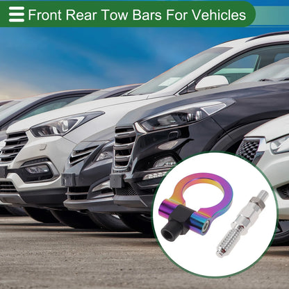 Tow Hook for Ford Focus (1998–2025) 15.6mm Aluminum Alloy 98.5mm Multicolor