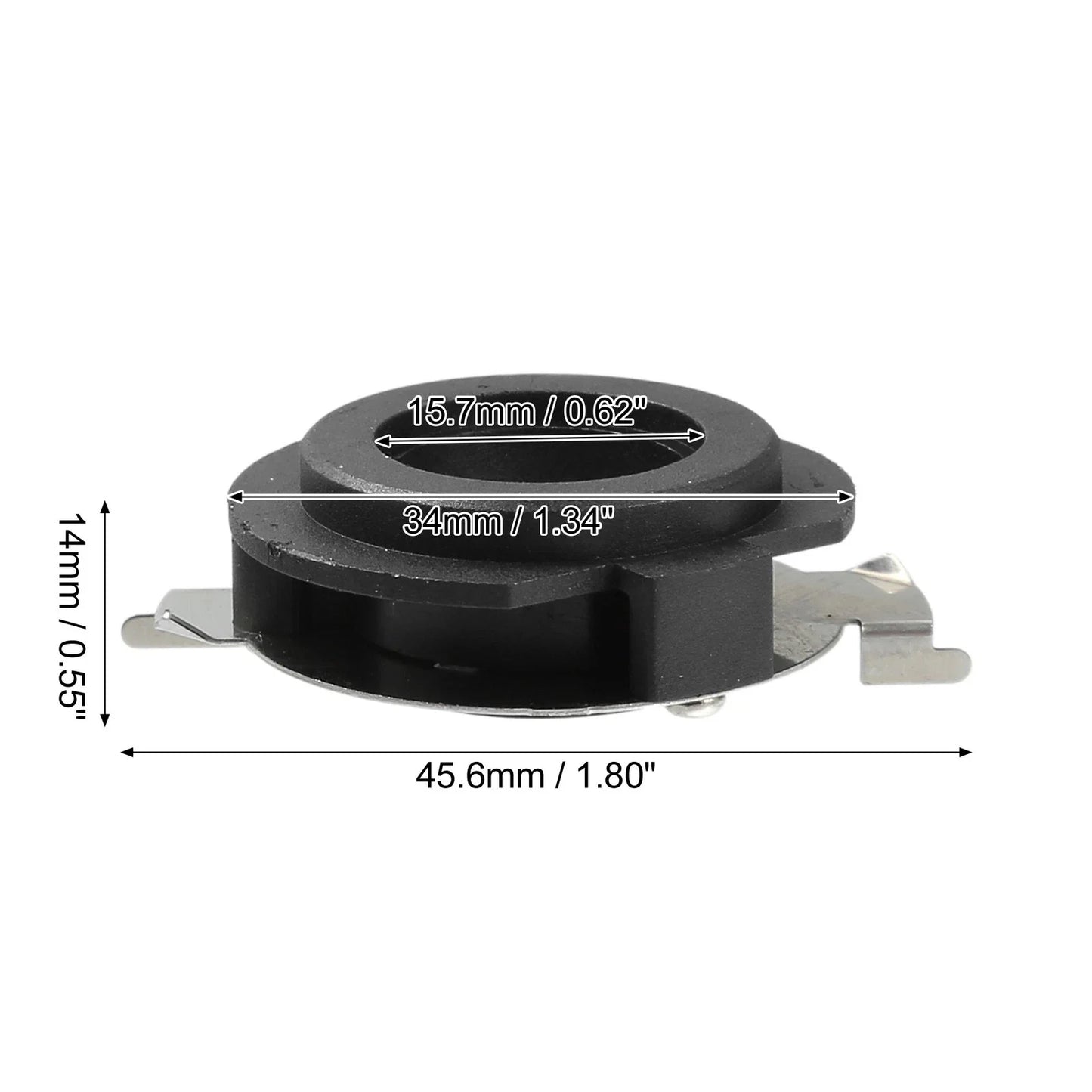 1 Set H7 LED Headlight Adapter Bases W/ Key for BMW X5 (2015-2015)