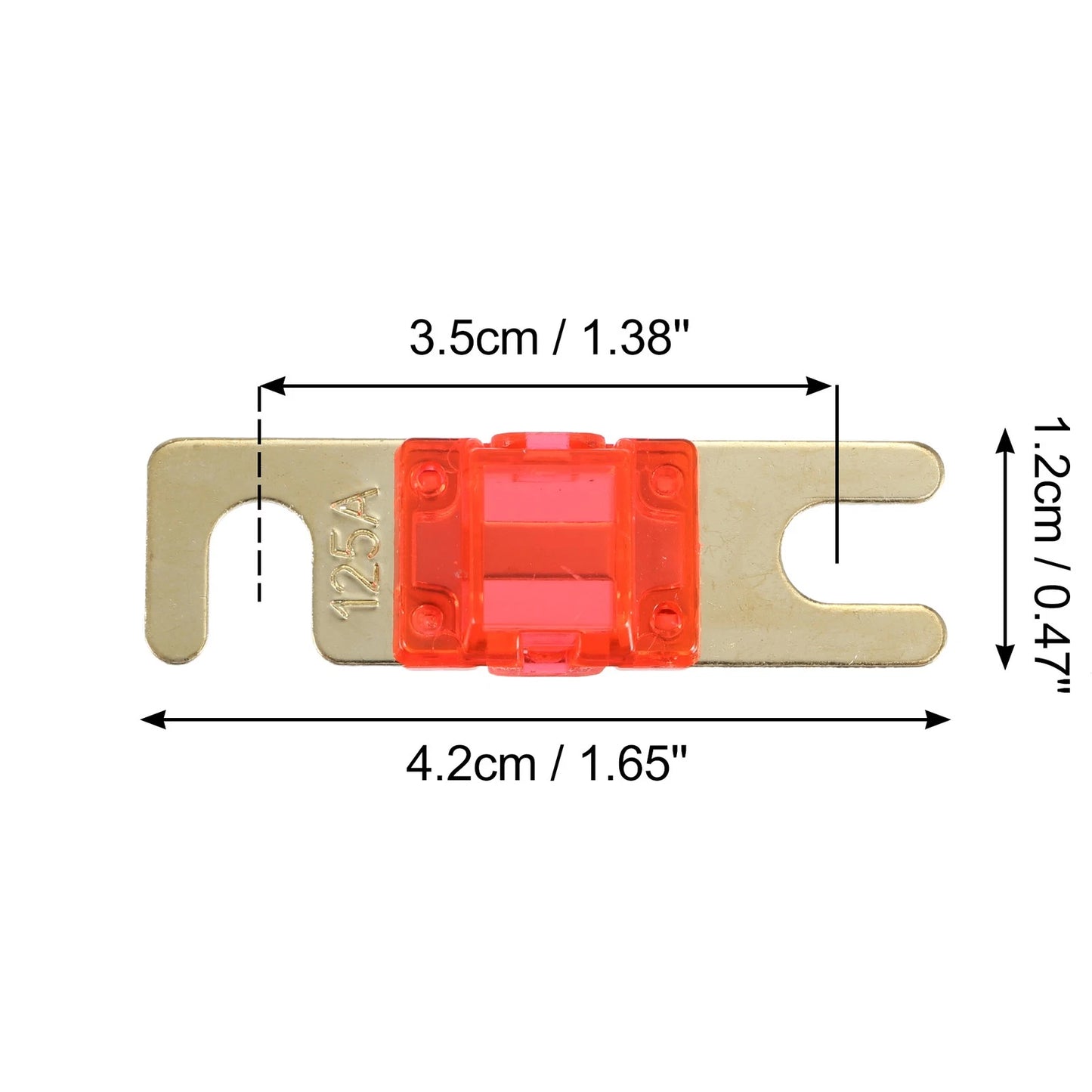 6pcs 125A AFS Mini ANL Fuse for Car Truck Motorcycle Boat Audio (All Years)