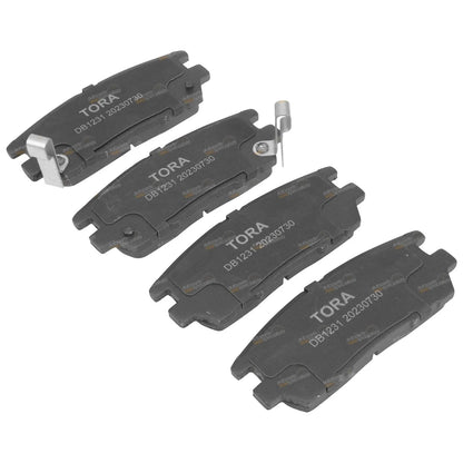 4x4 Rear Disc Brake Pads Set for Mitsubishi Delica (1994-2006)