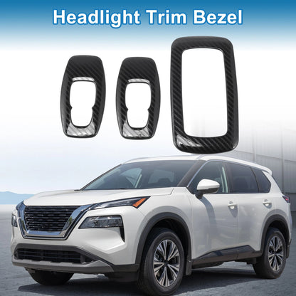 Headlight Trim Bezel for Nissan Rogue (2021–2024) ABS