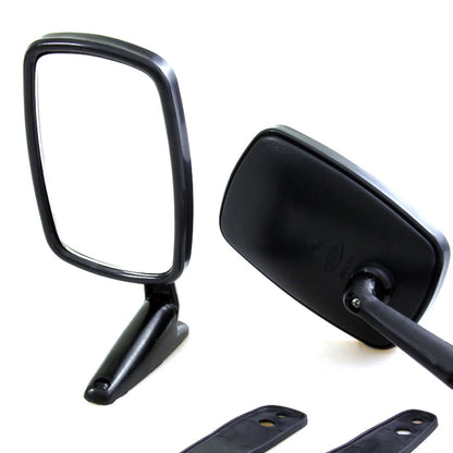Black Fender Mirrors 2-Piece Set for Dodge Custom Royal Lancer 1961-1962
