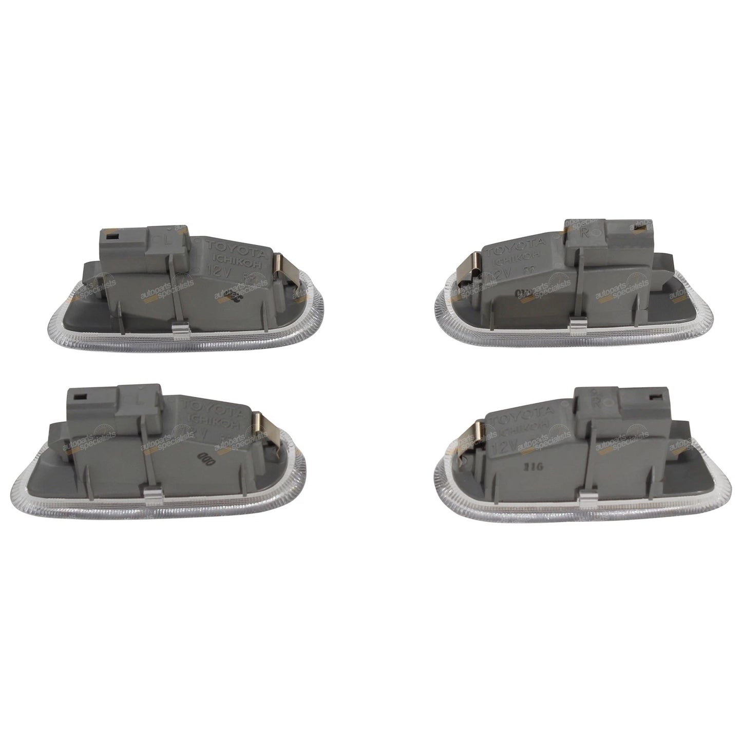 Set of 4 Door Lamp Kit for Toyota Landcruiser 100 105 Series (1998–2007)