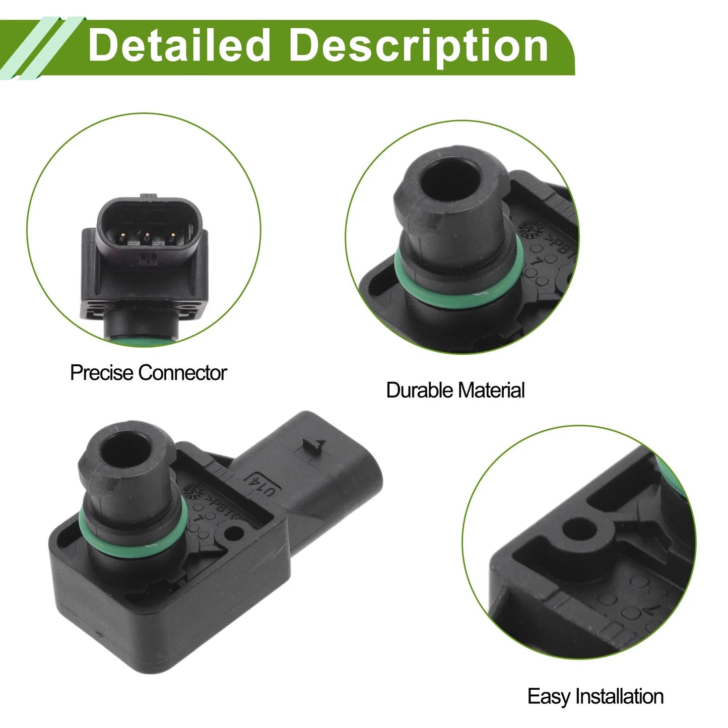 MAP Sensor No.0261230227 for Jeep Wrangler 3.6L (2014–2016)