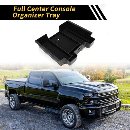 Center Console Organizer Tray for Chevy Silverado, GMC Sierra 2500 (2019–2023)