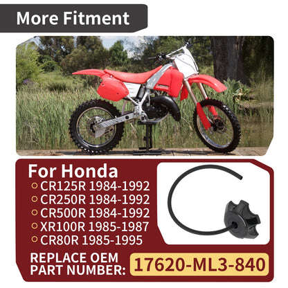 Gas Fuel Tank Cap with Tube for Honda XR100R (1985–1987)