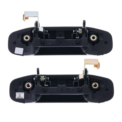 Set of 2 Outer Door Handles for Mitsubishi Pajero (1991–2000) Black