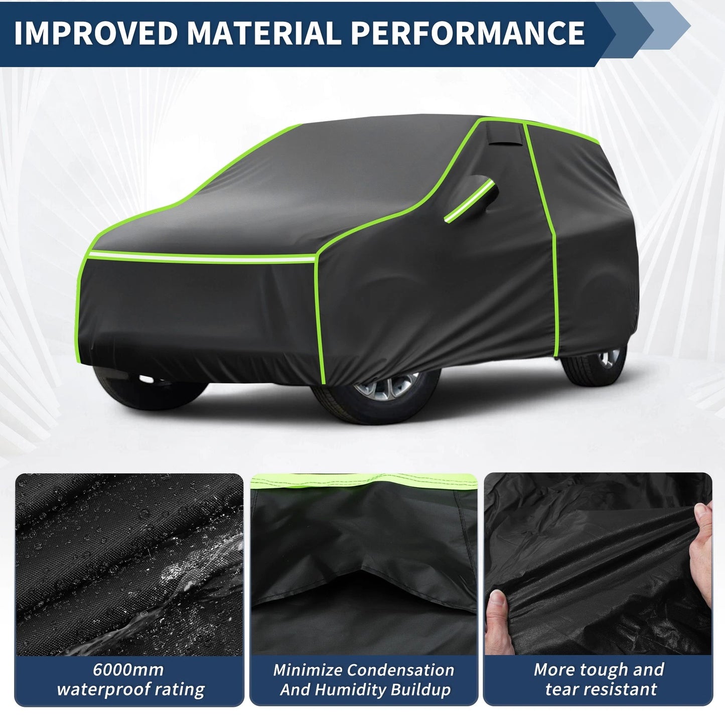 Waterproof Car Cover for Jeep Grand Cherokee (2002–2023) Black