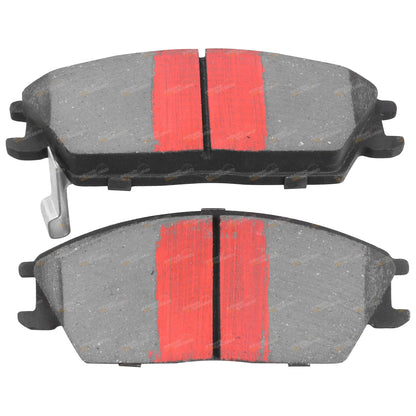 Set of 4 Front Disc Brake Pads for Hyundai Excel (1986–2000)