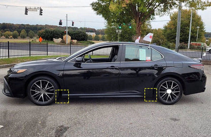 Glossy Black Mud Flaps Splash Guards for Toyota Camry (2018–2024)