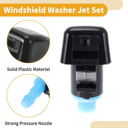 Windshield Washer Nozzle Kit for Chevrolet Malibu (2013-2015) with Fluid Hose