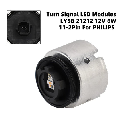 Turn Signal LED Modules for PHILIPS (LY5B 21212, 12V, 6W, 11-2Pin)