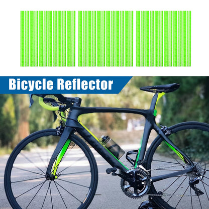 36 Pcs Reflective Bicycle Reflectors for Bike (ABS Green)