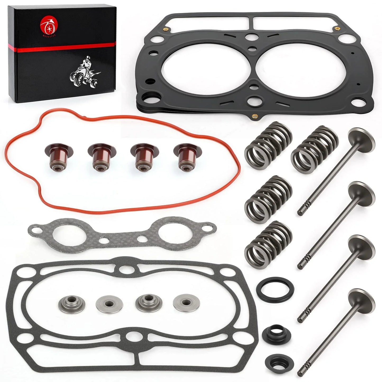 Cylinder Head Gasket Int/Exh Valves Kit for Polaris RZR S4 800 (2008–2010)