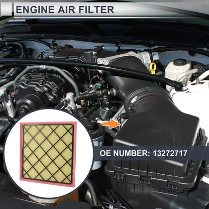 Car Engine Air Filter for Chevrolet Cruze (2009-2016) - 1 x High-Quality Filter
