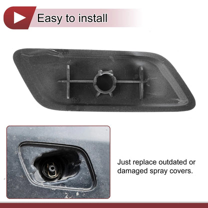 Bumper Headlight Washer Nozzle Cap for Lexus RX350 (2013-2015) Unpainted