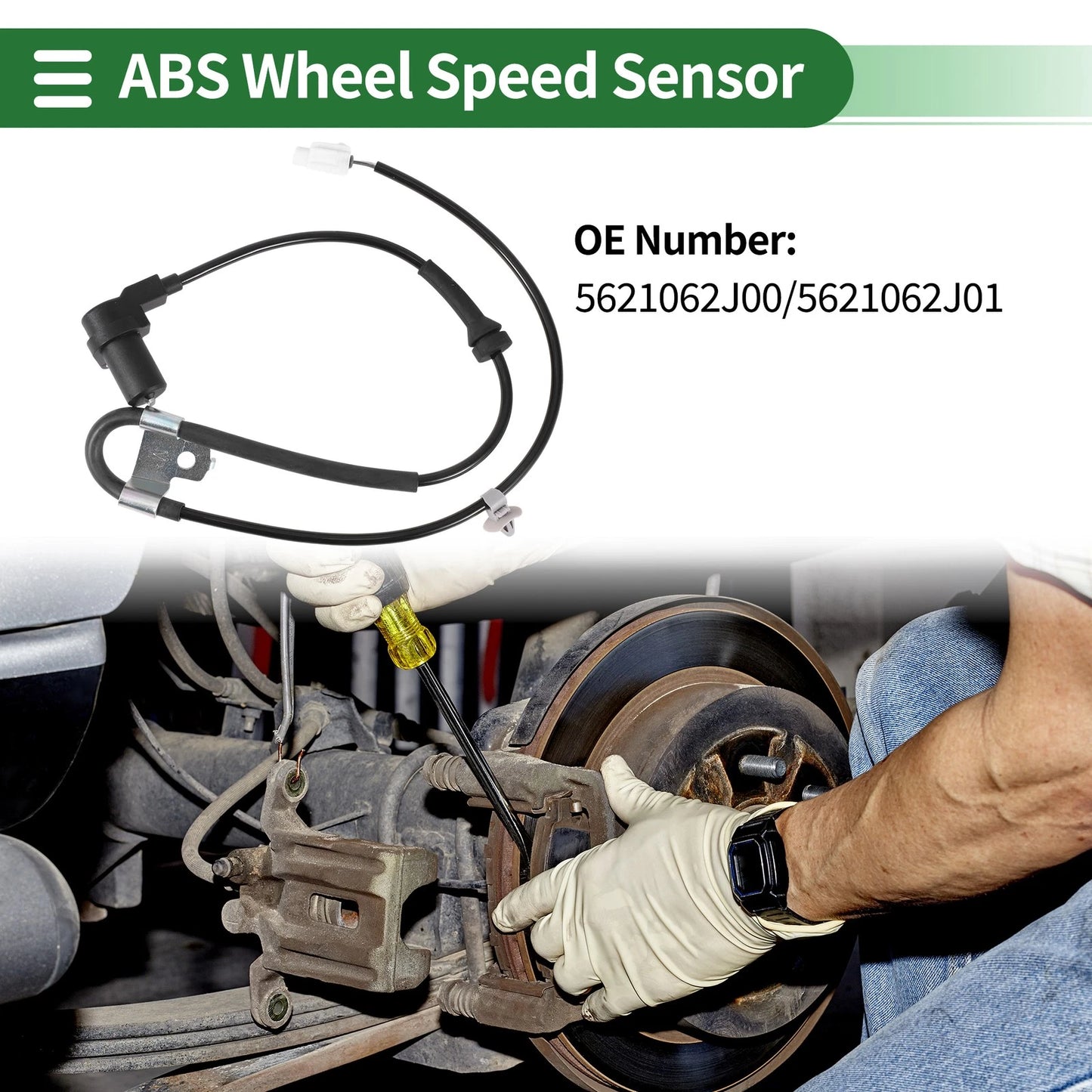 ABS Wheel Speed Sensor No. 5621062J00 for Suzuki Swift (2005–2015)