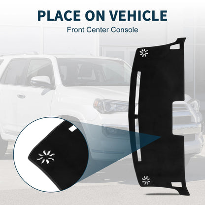 Dashboard Cover Mat for Nissan Moco MG33S (2012–2018) Black Sun Protector