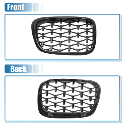 Front Hood Bumper Grille 2x for BMW 525i 530i E39 (2001 - 2003)