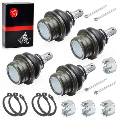 Set of 4 Upper and Lower Ball Joints for Suzuki KingQuad AXi 4x4 (2008–2023)