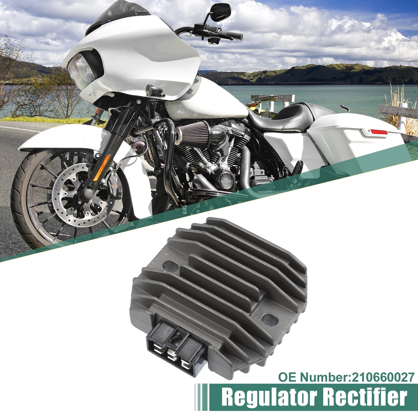 Regulator Rectifier No.210660027 for Kawasaki EX250 Ninja 250R (2008–2012)