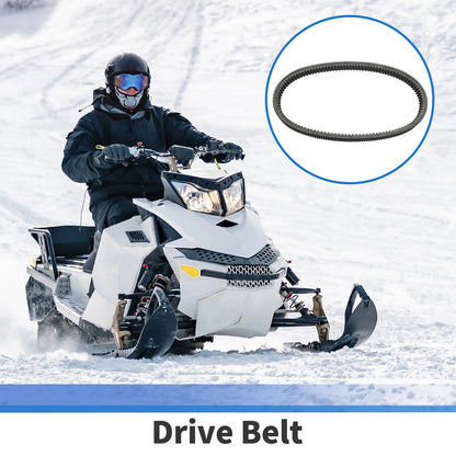 Drive Belt for Arctic Cat Z370 (1999–2007) Wear-Resistant V-Belt