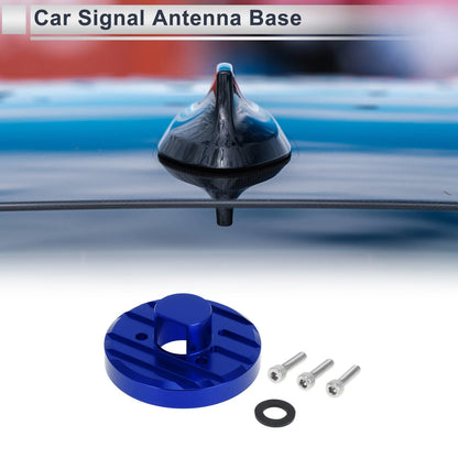 Set of 1 Car Signal Antenna Base for Jeep Wrangler JK/JL (2007–2017) Aluminum Blue