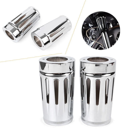 2X Front Fork Boot Slider Cover for Harley Touring FLHT FLTR FLHR FLHX (1984–2013)