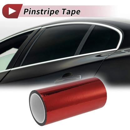 Pinstripe Tape 180mmx50m for Car Motorcycle Boat Red (1 Pcs)