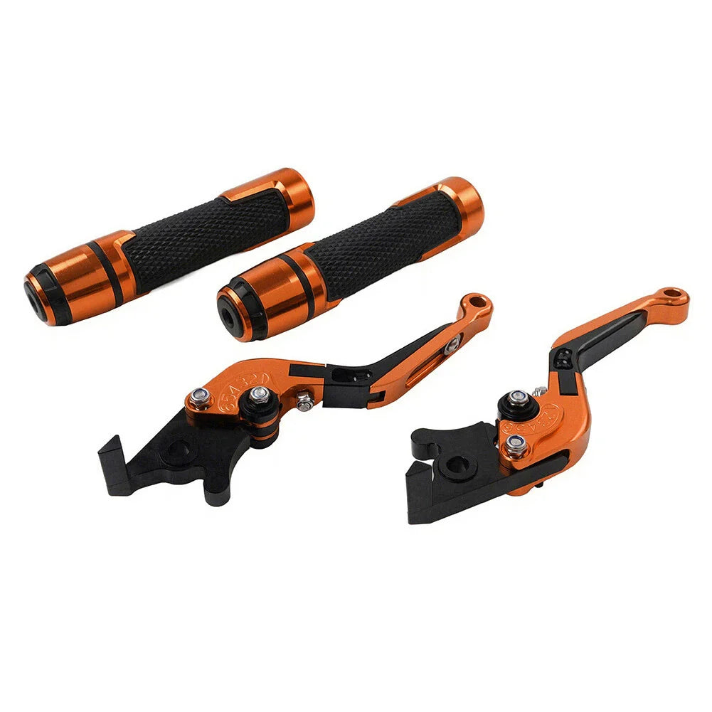 Orange Extendable Brake Clutch Levers Grip Set for Speed Twin (2019-2023)
