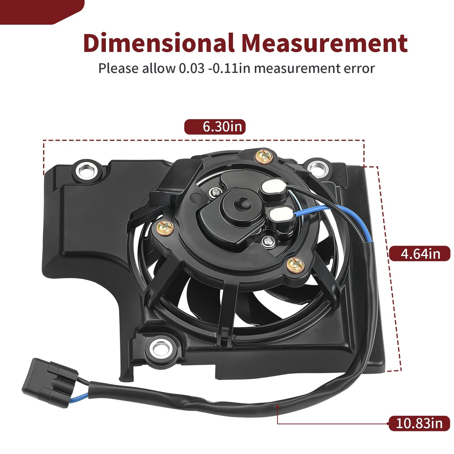 Radiator Fan for Yamaha YZ250FX YZ450FX WR450F (2019–2024)