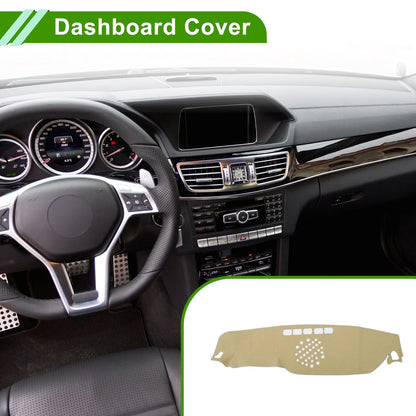 Dashboard Cover for Mercedes-Benz E-Class (2017–2021) Polyester Beige