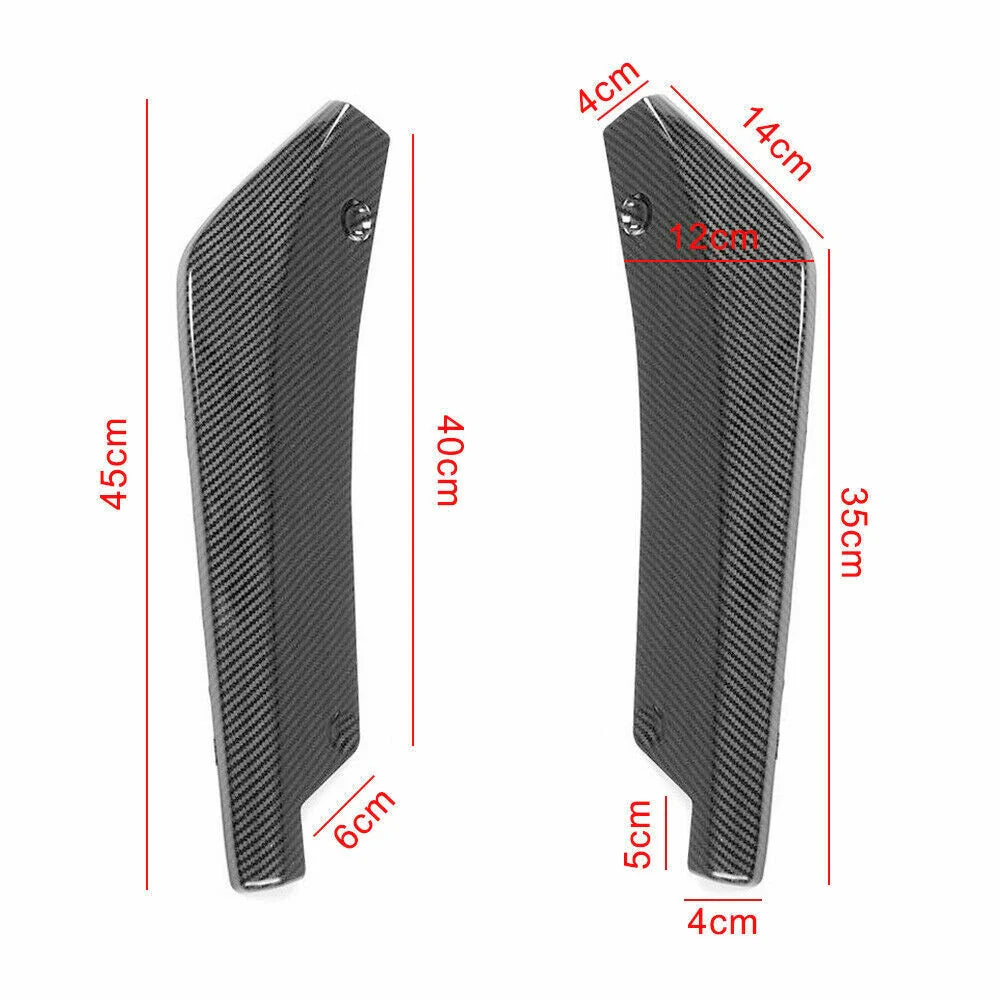 Carbon Fiber Rear Splitter Canards for BMW F30/F31/F32/F33/F22 (2013–2020)