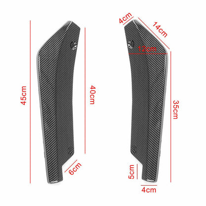 Carbon Fiber Rear Splitter Canards for BMW F30/F31/F32/F33/F22 (2013–2020)