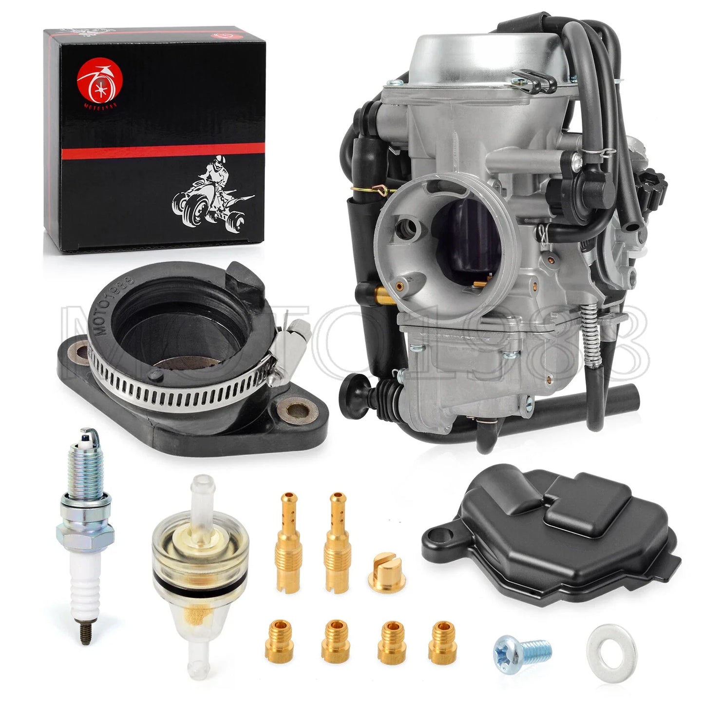 Carburetor & Intake Manifold Boot for Honda Rancher 400 (2004–2007)