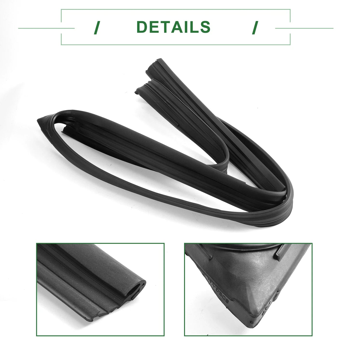 Front Right Door Window Seal Strip for Honda Accord (2018-2023)