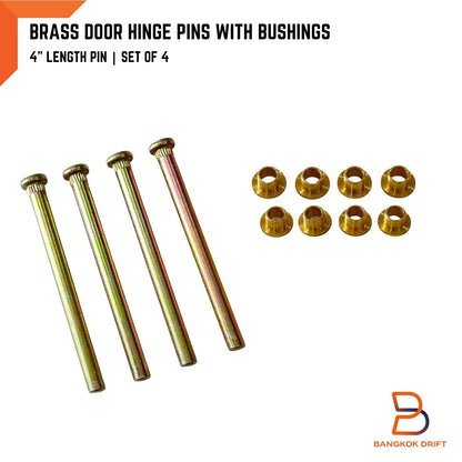 100MM Front Door Hinge Pin Bush Kit for Toyota Land Cruiser FJ40 FJ45 (1960-1984)