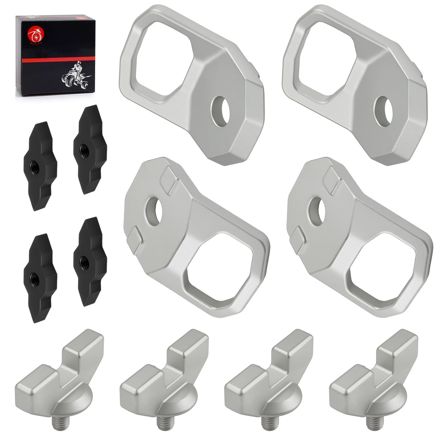 Set of 4 Lock & Ride D-Rings for Polaris Xpedition ADV (2024–2025)
