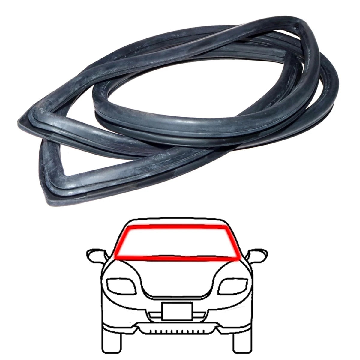 Rear Windshield Weatherstrip for Datsun Sunny B310 (1977–1981)