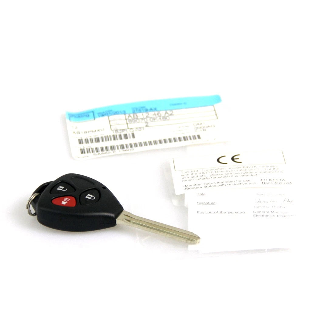 Keyless Remote Key for Toyota Hilux MK6 SR5 Vigo (2006–2011)