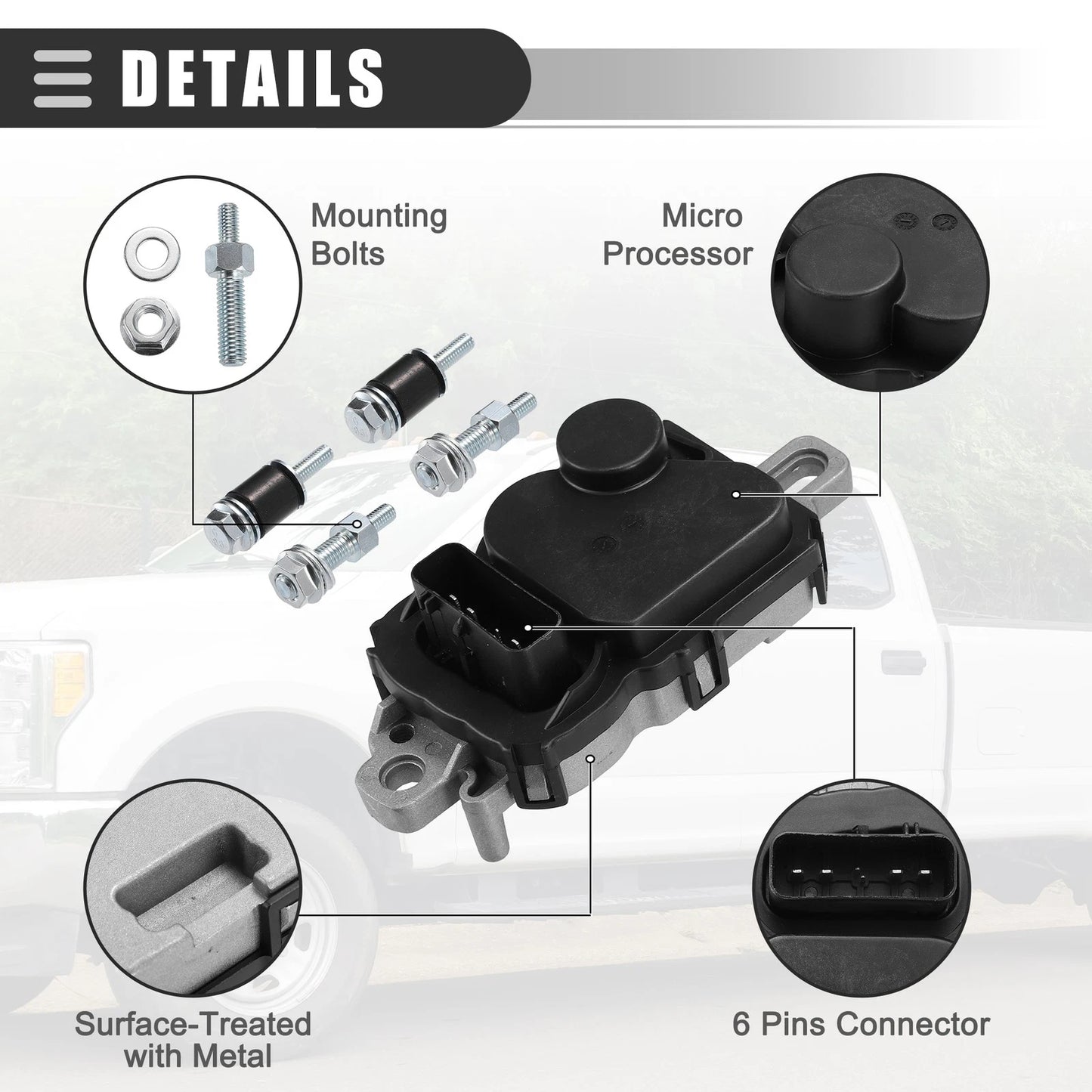 FPDM Fuel Pump Driver Module with Mounting Bolts for Ford Lincoln Mazda