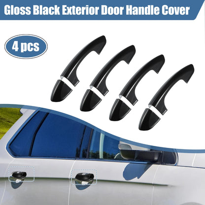 Set of 4 ABS Exterior Side Door Handle Cover Trim for Ford Fusion (2013–2020)