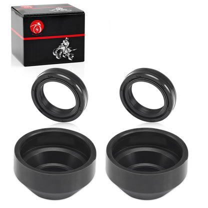 Fork Dust Caps Kit for Kawasaki KZ305, KZ440A/D/B/G, KZ400A/B/C/D/S/H (1976–1985)