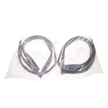 Set of 2 Front Door Glass Run Channel Seals for Honda Civic Sedan (1991–1995)