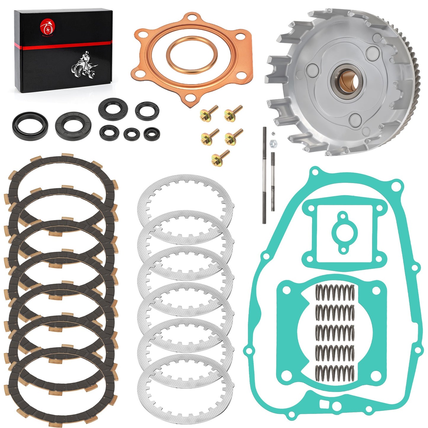 Clutch Kit & Outer Clutch Basket for Yamaha Blaster YFS200 (1988–2006)