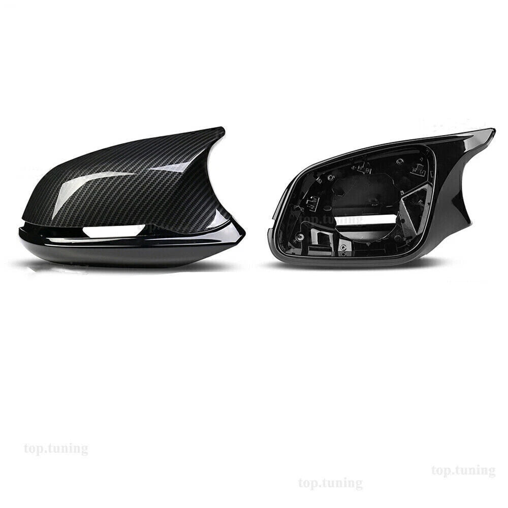 1 Pair Side Mirror Cover Caps for BMW F20 F22 F30 X1 (2012-2019)