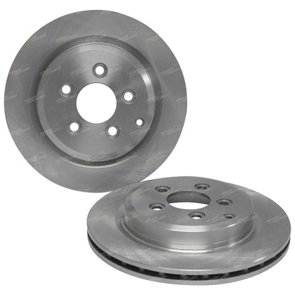 2 Rear Disc Brake Rotors for Ford Super Pursuit (2005–2009)