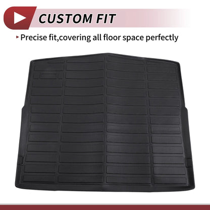 Cargo Liner Rear Trunk Mat for BMW X1 F48 (2016-2022) Black TPE Grid