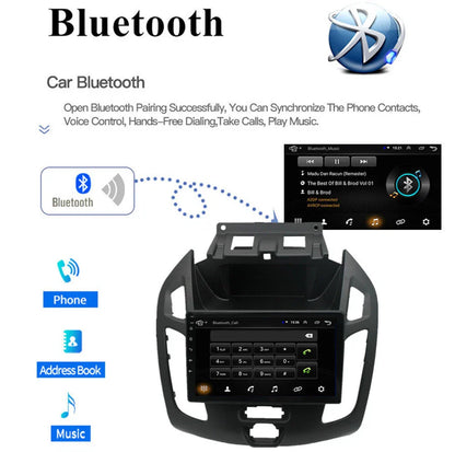 9" Android 13 Stereo Radio GPS Head Unit for Ford Transit Tourneo Connect (14-18)