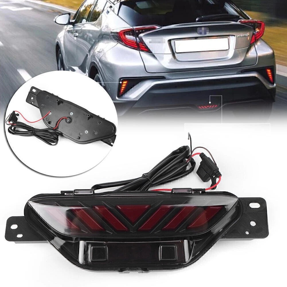LED Rear Bumper Tail Brake Light for Toyota CHR (2016–2019)